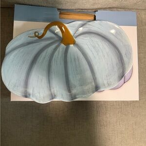Ceramic Pumpkin-Shaped Platter